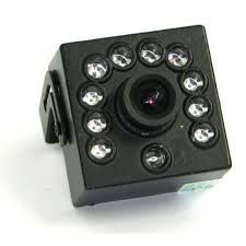 Mini Câmera Ccd Digital Sony 1/3 520 Linhas C/ Led