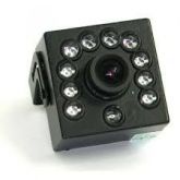 Mini Câmera Ccd Digital Sony 1/3 520 Linhas C/ Led